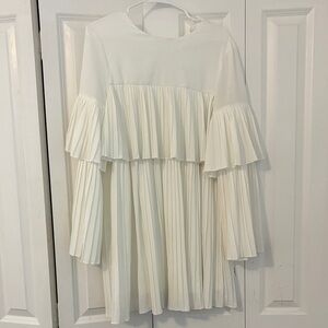 Missguided + Cream Pleated women’s Dress